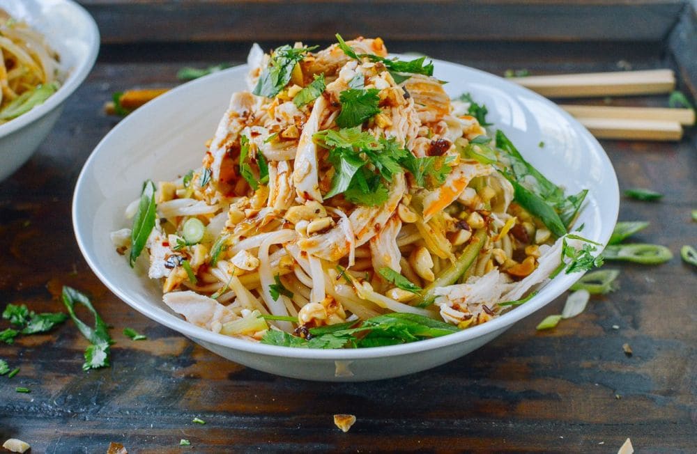 Miến trộn gà